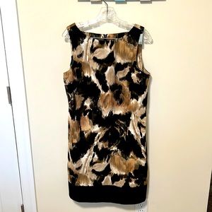 AB Studio Women’s Dress / Size 16 / Excellent Condition / Brown, Black, White